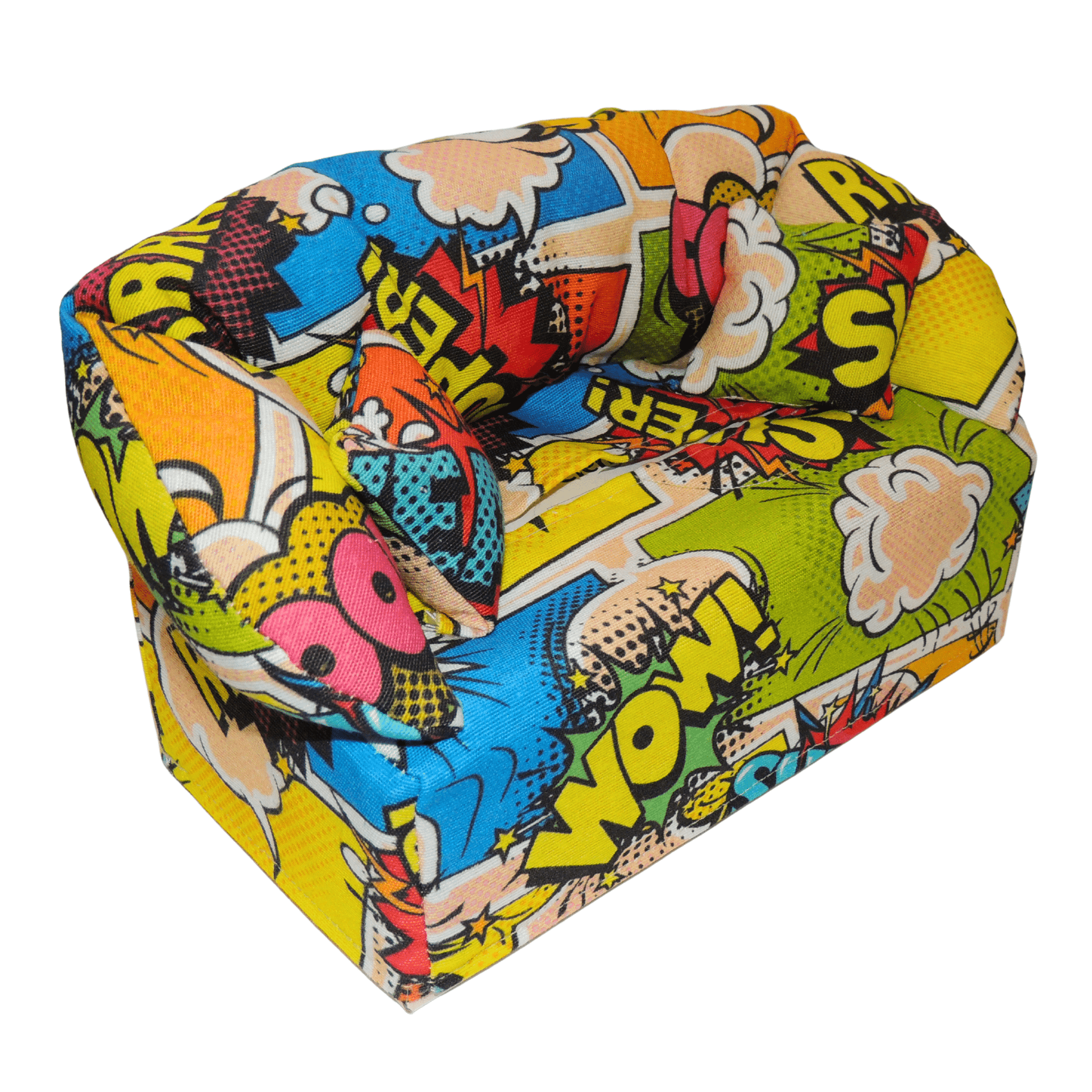 Überzug für Taschentücherboxen als Sofa dargestellt. Comic - SofaBox36 - Überzüge für Taschentücherboxen als Sofa